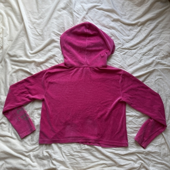 Vintage Y2K Juicy Couture Vibrant Pink Hoodie - Picture 6 of 7
